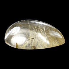 GOLDEN RUTILE QUARTZ PEAR CAB 13X9MM 4.31 Cts.