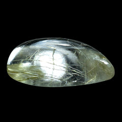GOLDEN RUTILE QUARTZ PEAR CAB 13.50X10MM 4.00 Cts.