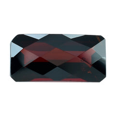 DARK RED GARNET CHECKER CUT OCTAGON 14X7MM 4.82 Cts.