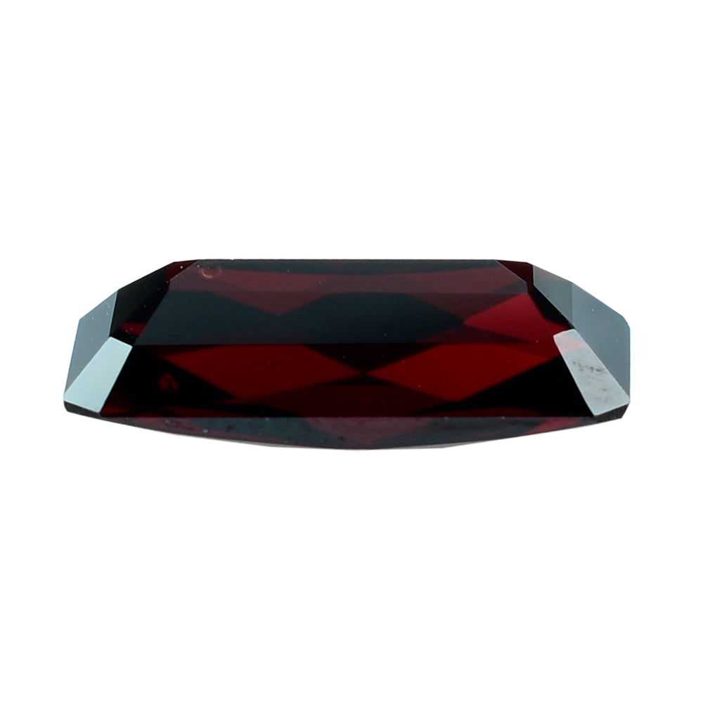 DARK RED GARNET CHECKER CUT OCTAGON 14X7MM 4.82 Cts.