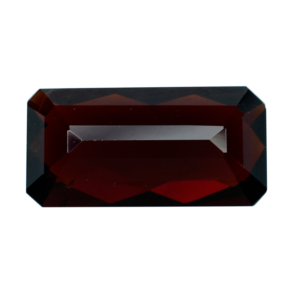 DARK RED GARNET CHECKER CUT OCTAGON 14X7MM 4.82 Cts.