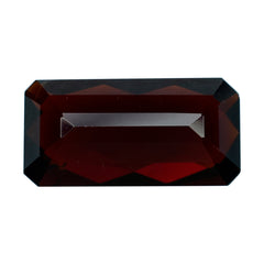 DARK RED GARNET CHECKER CUT OCTAGON 14X7MM 4.82 Cts.