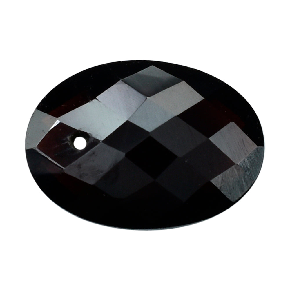 RED GARNET BRIOLETTE (FULL DRILL) OVAL 14X10MM 5.74 Cts.