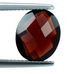 DARK RED GARNET BRIOLETTE OVAL (MEDIUM) 12X10MM 5.52 Cts.