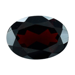 DARK RED GARNET CUT OVAL 10X7MM 2.34 Cts.