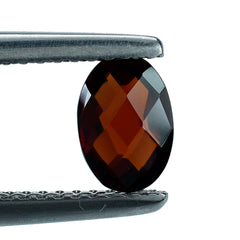 DARK RED GARNET BRIOLETTE OVAL 7X5MM 0.93 Cts.