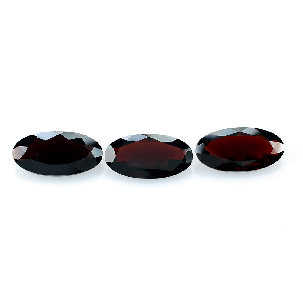 DARK RED GARNET CUT OVAL 18X9MM 6.41 Cts.