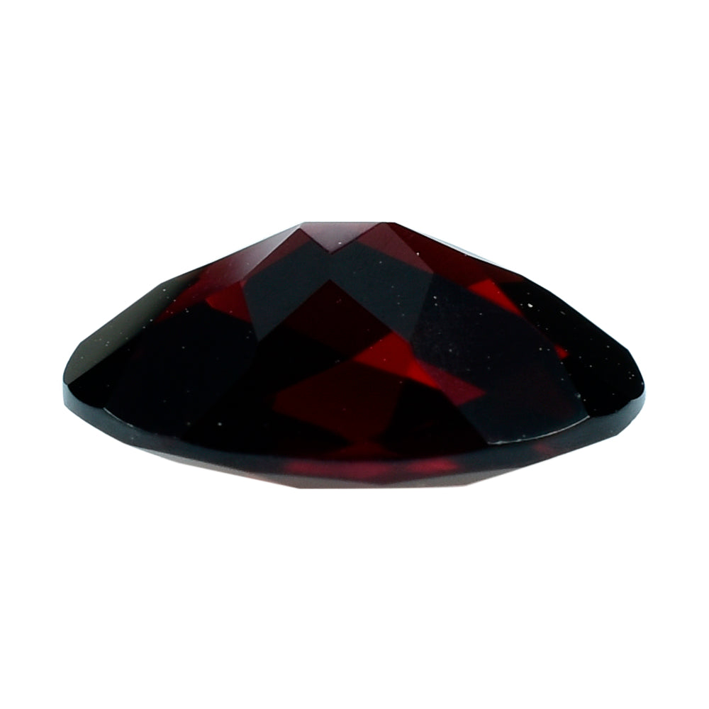 DARK RED GARNET CHECKER CUT OVAL 11X9MM 3.43 Cts.