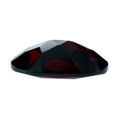 DARK RED GARNET CHECKER CUT OVAL 10X7MM 2.13 Cts.