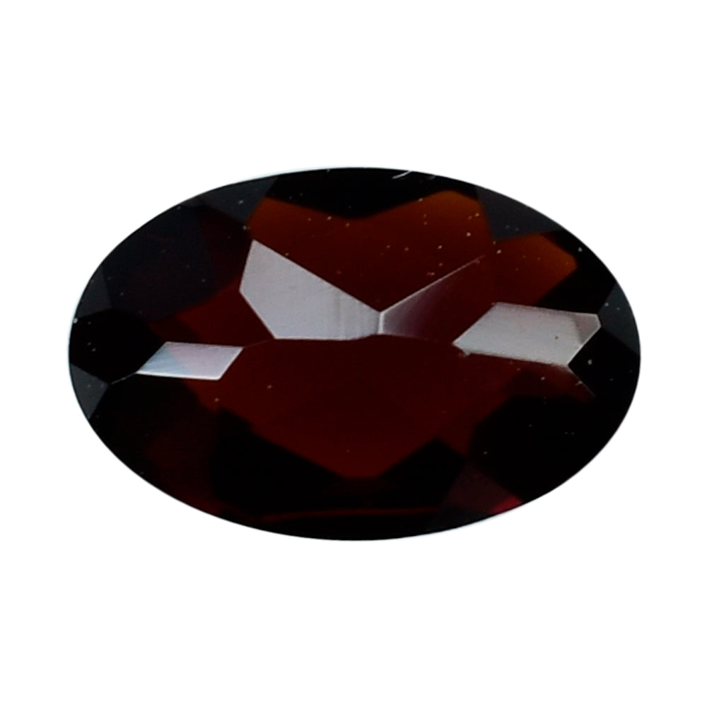 DARK RED GARNET CHECKER CUT OVAL 6X4MM 0.51 Cts.