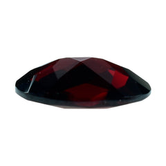 DARK RED GARNET CHECKER CUT OVAL 12X8MM 3.54 Cts.