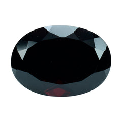 DARK RED GARNET CUT OVAL 14X10MM 9.52 Cts.