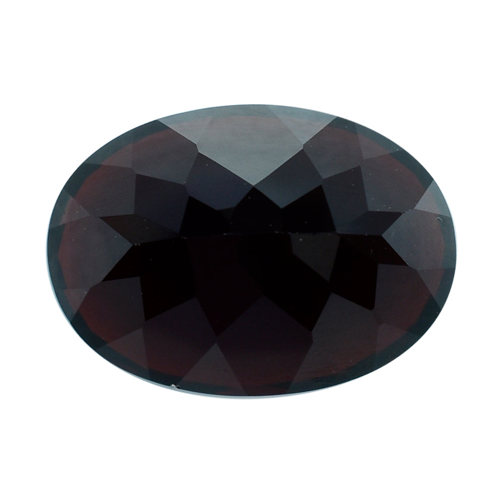 DARK RED GARNET CUT OVAL 14X10MM 9.52 Cts.
