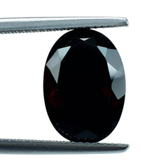 DARK RED GARNET CUT OVAL 14X10MM 9.52 Cts.