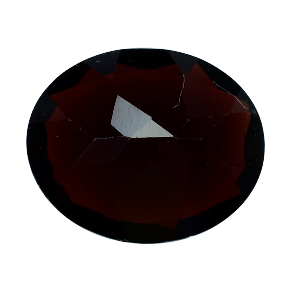 DARK RED GARNET CUT OVAL (DARK/CLEAN) 11X9MM 4.16 Cts.