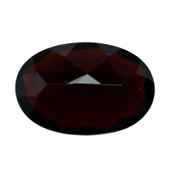 DARK GARNET CUT OVAL  9X6MM 1.86 Cts.