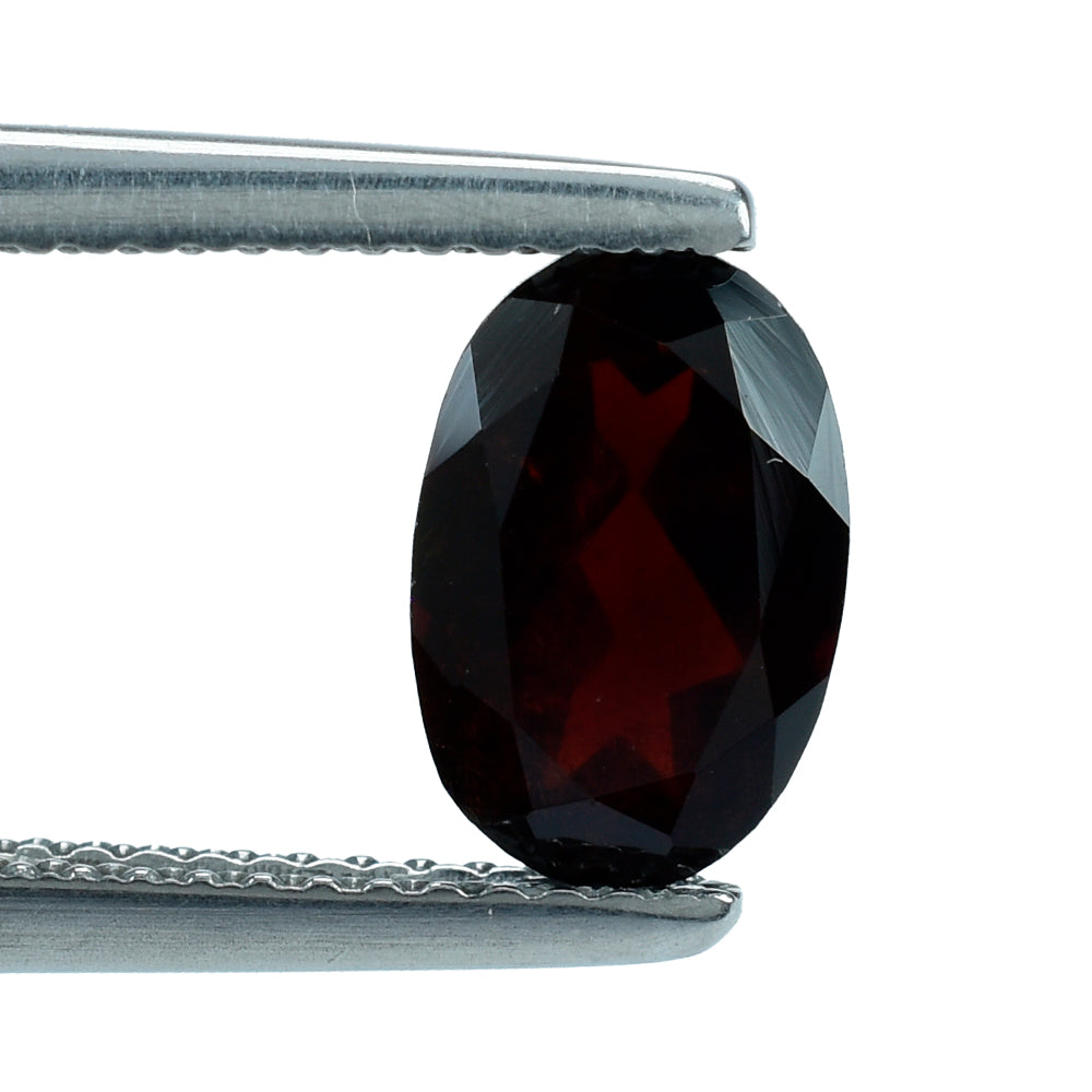DARK GARNET CUT OVAL  9X6MM 1.86 Cts.