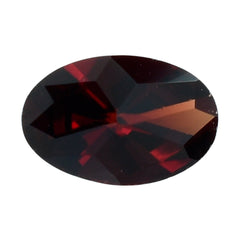 DARK RED GARNET STAR CUT OVAL 6X4MM 0.48 Cts.