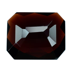 DARK RED GARNET CHECKER CUT OCTAGON 12X10MM 5.37 Cts.