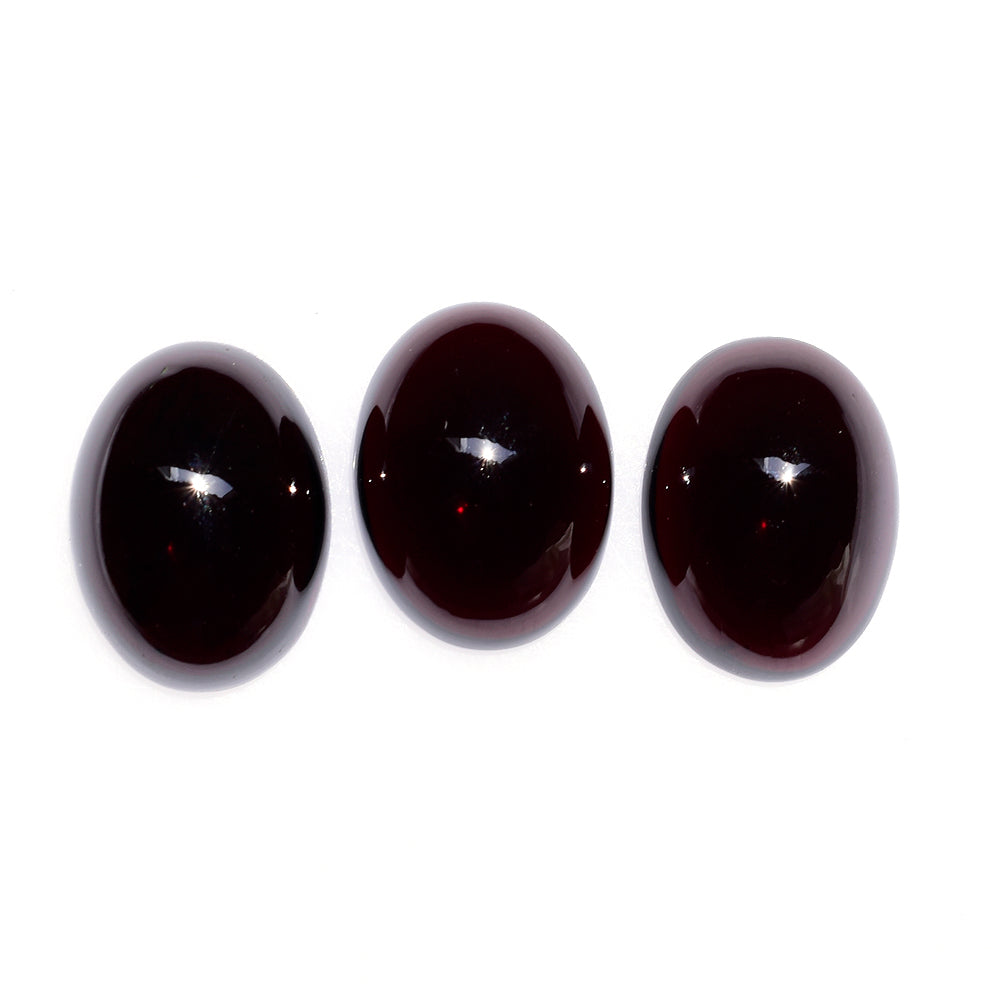 DARK RED GARNET OVAL CAB 16X12MM 12.07 Cts.