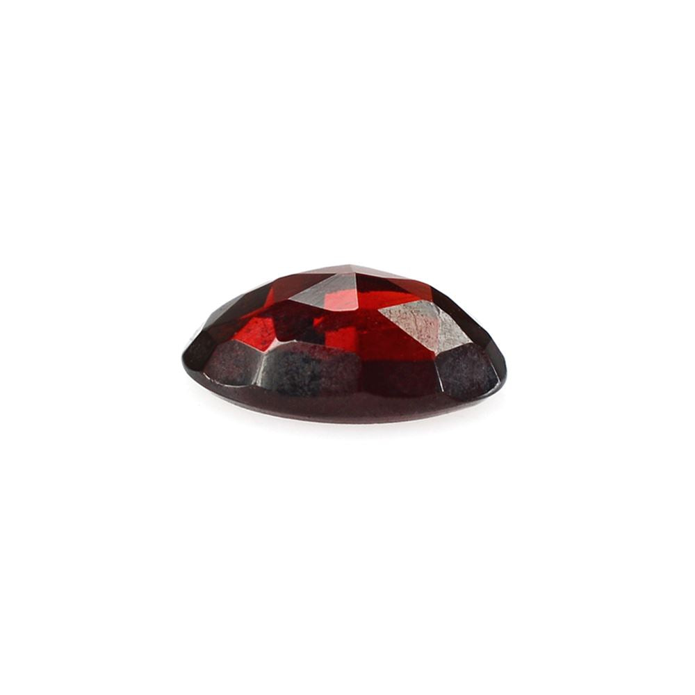 DARK RED GARNET ROSE CUT OVAL CAB 6X4MM 0.53 Cts.