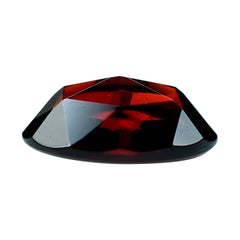 DARK RED GARNET ROSE CUT OVAL CAB 7X5MM 0.92 Cts.