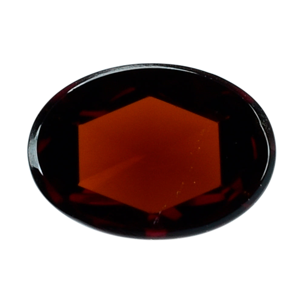 DARK RED GARNET ROSE CUT OVAL CAB 7X5MM 0.92 Cts.