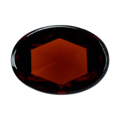 DARK RED GARNET ROSE CUT OVAL CAB 7X5MM 0.92 Cts.