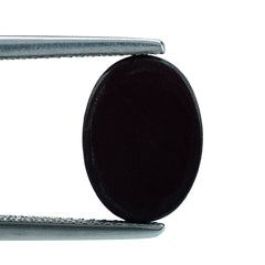 DARK RED GARNET FROSTED OVAL PLATE 12.50X9 MM 6.69 Cts.