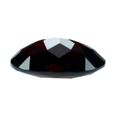 DARK RED GARNET CHECKER CUT OVAL 12X9MM 4.25 Cts.