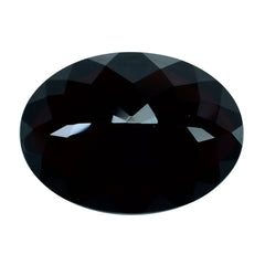 DARK RED GARNET CHECKER CUT OVAL 15X11MM 8.86 Cts.