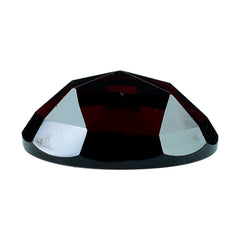 DARK RED ROSE CUT OVAL CAB 10X8MM 3.18 Cts.