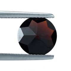 DARK RED GARNET STAR CUT ROUND 10MM 3.00 Cts.
