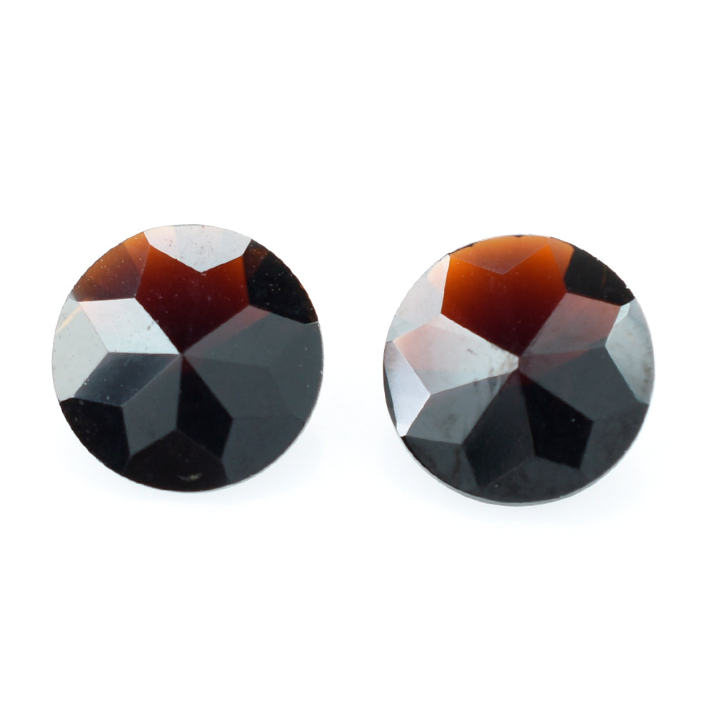 DARK RED GARNET STAR CUT ROUND 10MM 3.00 Cts.
