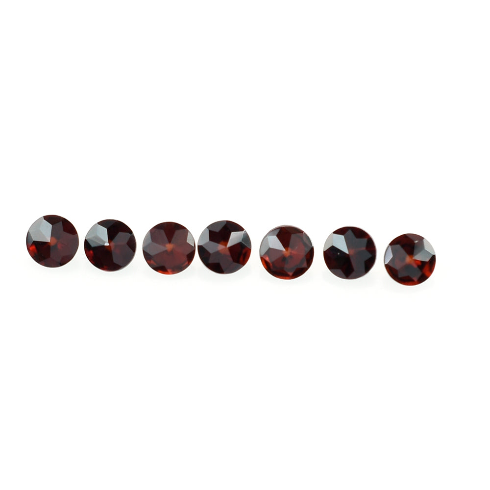 DARK RED GARNET STAR CUT ROUND 3.50MM 0.19 Cts.