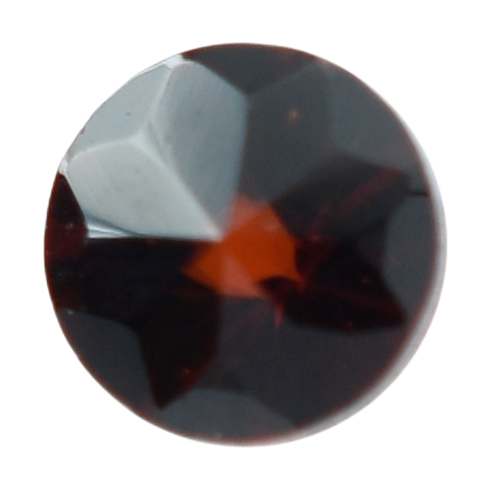 DARK RED GARNET STAR CUT ROUND 3MM 0.13 Cts.