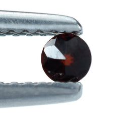 DARK RED GARNET STAR CUT ROUND 3MM 0.13 Cts.