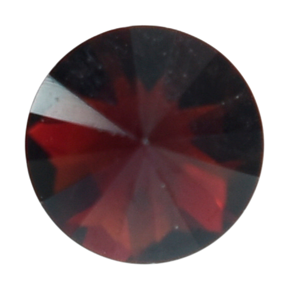 DARK RED GARNET STAR CUT ROUND 6.80MM 1.23 Cts.
