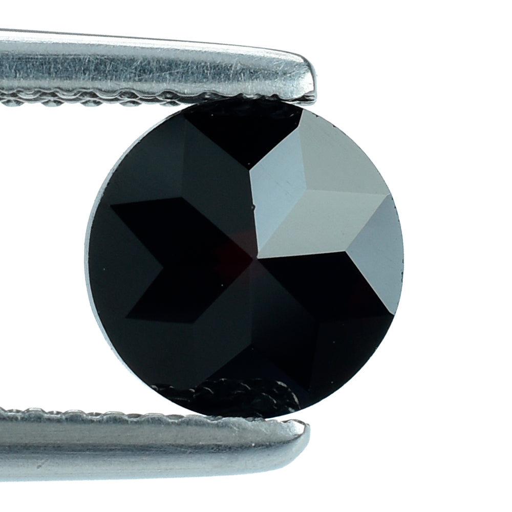 DARK RED GARNET STAR CUT ROUND CAB 6.80MM 1.36 Cts.