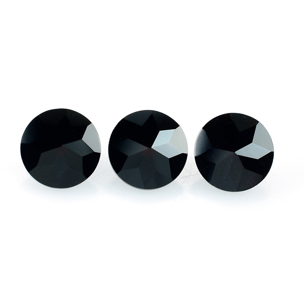 DARK RED GARNET STAR CUT ROUND CAB 6.80MM 1.36 Cts.