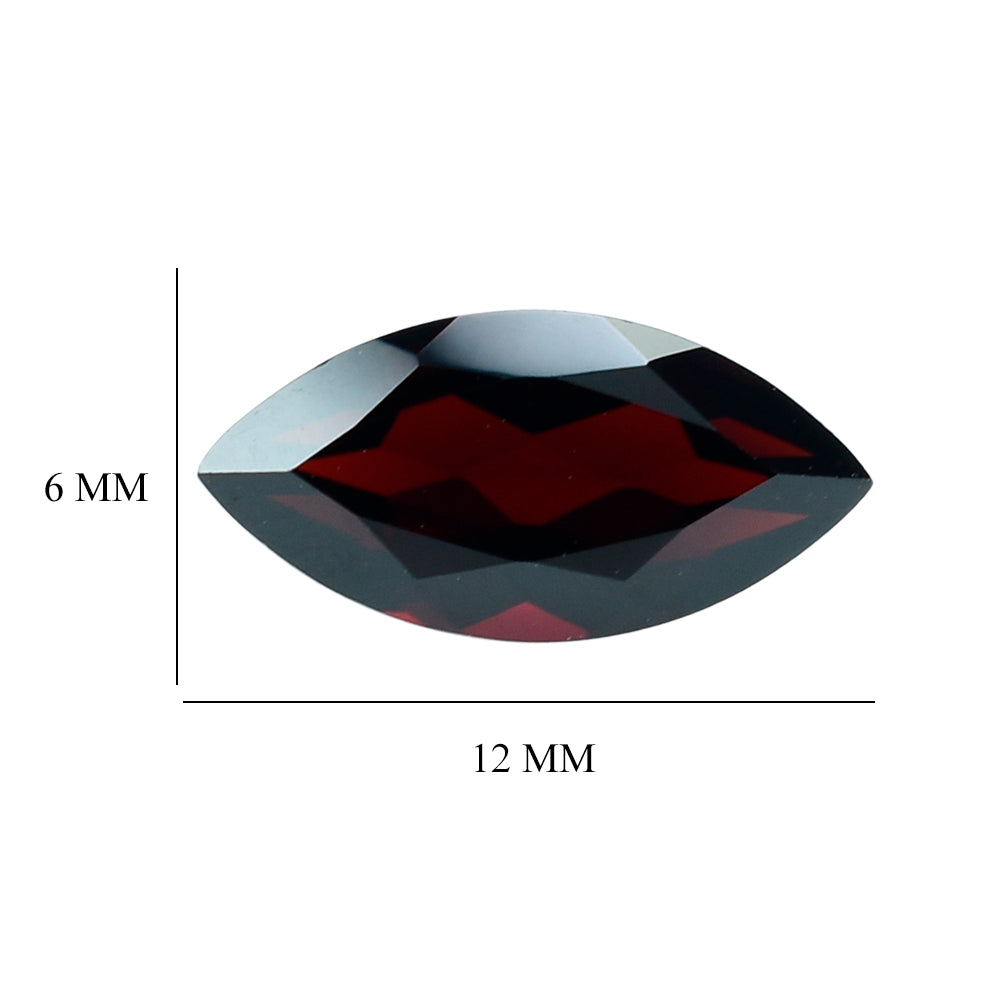 DARK RED GARNET CUT MARQUISE 12X6MM 1.99 Cts.