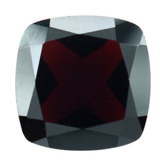 DARK RED GARNET CUT CUSHION 12MM 7.18 Cts.