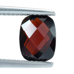 DARK RED GARNET BRIOLETTE CUSHION 9X7MM 2.69 Cts.