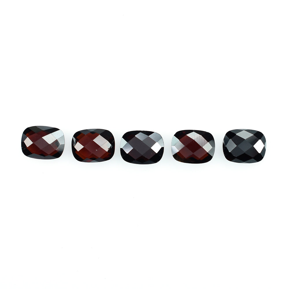 DARK RED GARNET BRIOLETTE CUSHION 9X7MM 2.69 Cts.