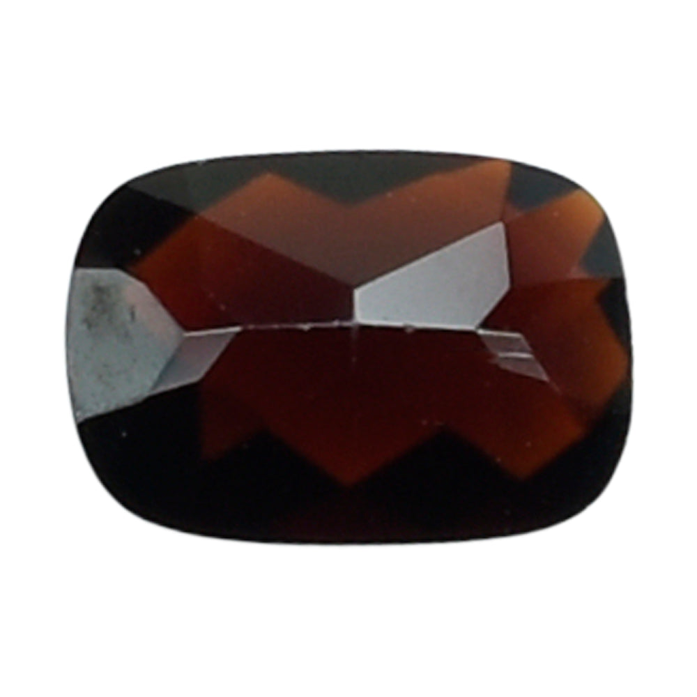 DARK RED GARNET CHECKER CUT CUSHION 7X5MM 1.05 Cts.