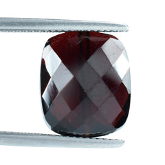 DARK RED GARNET BRIOLETTE CUSHION 14X12MM 13.10 Cts.