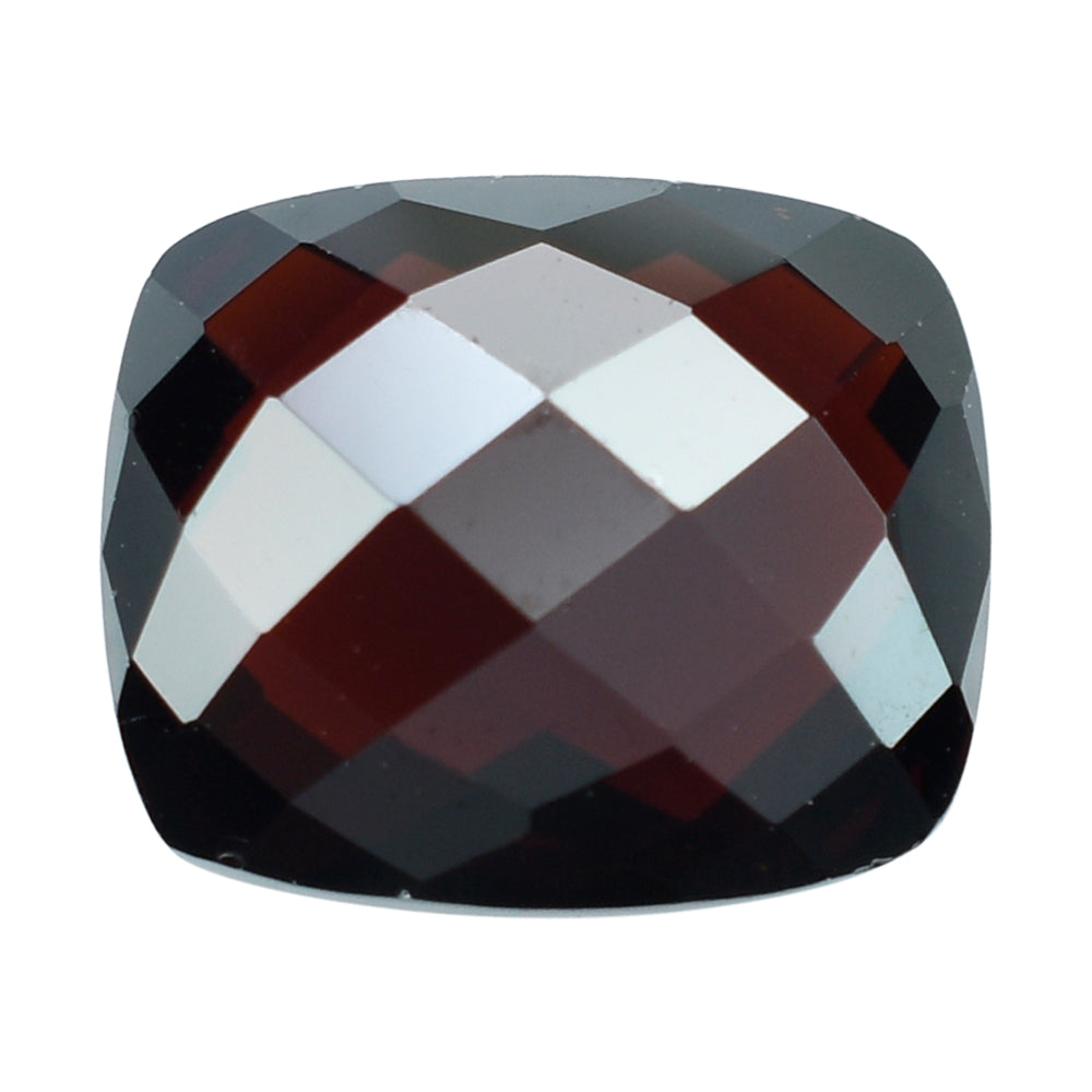 DARK RED GARNET BRIOLETTE CUSHION 12X10MM 6.90 Cts.