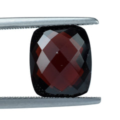 DARK RED GARNET BRIOLETTE CUSHION 12X10MM 6.90 Cts.