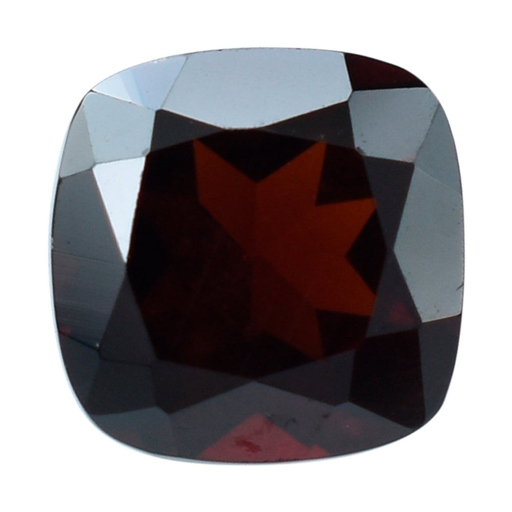 DARK RED GARNET CUT CUSHION 7MM 1.91 Cts.