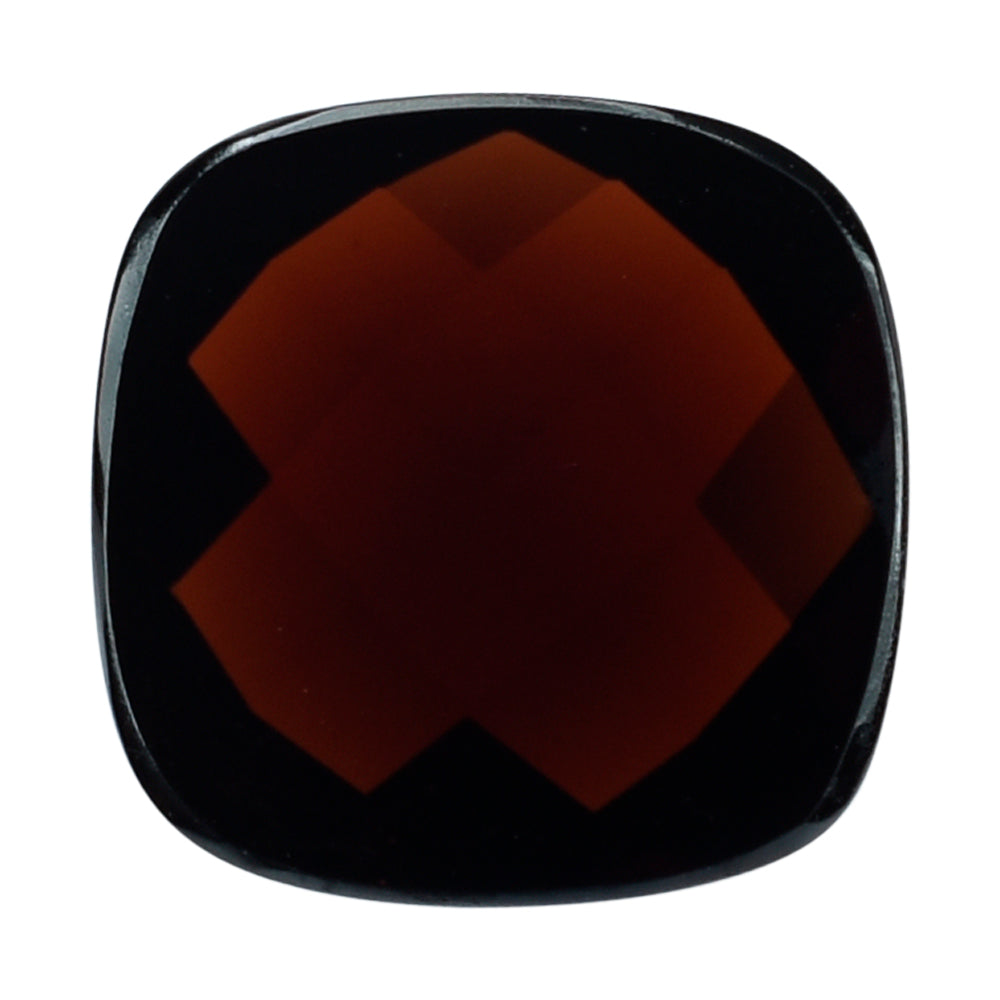 DARK RED GARNET CHECKER CUSHION CAB 12.00MM 5.86 Cts.